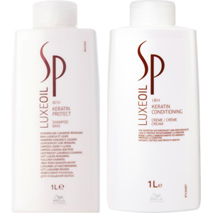 SP LuxeOil Keratin Protect Shampoo 1000ml + Conditioner 1000ml