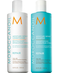 Moisture Repair Conditioner 250ml + Shampoo 250ml, MoroccanOil