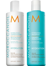 Hydrating Conditioner 250ml + Shampoo 250ml, MoroccanOil