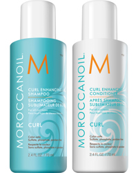 Curl Enhancing Shampoo 70ml + Conditioner 70ml, MoroccanOil