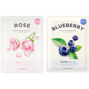 The Fresh Mask Sheet Rose 20g + Blueberry 21g