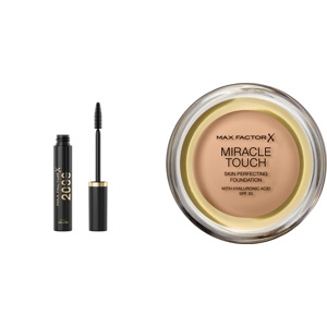 Miracle Touch Liquid Illusion Foundation 60 Sand + 2000 Calorie Mascara 01 Black