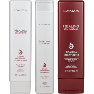 Healing Color Care Color-Preserving Shampoo 300ml + Conditioner 250ml + Trauma Treatment 150ml