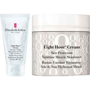 Eight Hour Cream Intensive Daily Moist. for Face 50ml + Nighttime Miracle Moisturizer 50ml