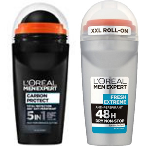 Men Expert Fresh Extreme XXL Roll-on 50ml + Carbon Protect Roll-On 50ml